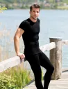 T-Shirt Manches Courtes Homme Soie Laine Engel Natur