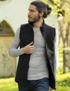 Veste Homme Laine Mérinos Fleece Engel Natur