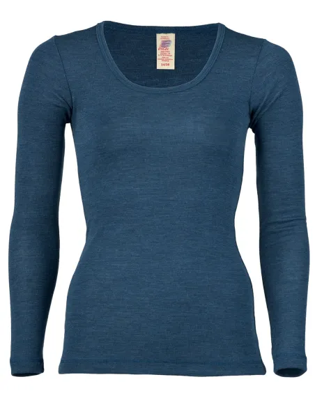 T-Shirt Manches Longues Femme Laine Mérinos Engel Natur