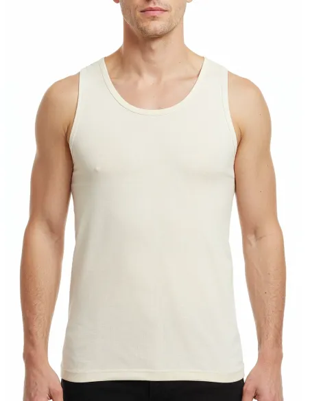Débardeur Homme Soie Laine Engel Natur