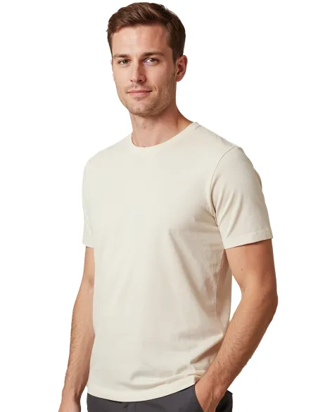 T-Shirt Blanc Homme Laine Mérinos Engel Natur
