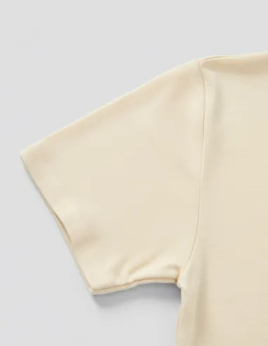 T-Shirt Blanc Homme Laine Mérinos Engel Natur