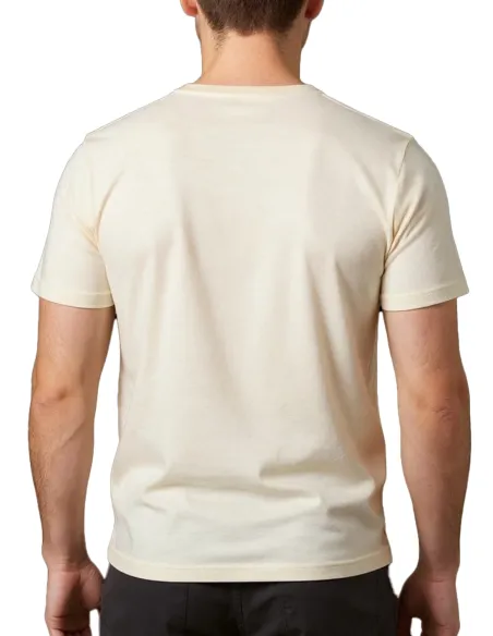 T-Shirt Blanc Homme Laine Mérinos Engel Natur
