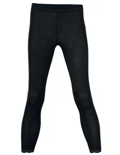Leggings Femme avec Dentelle Soie Laine Engel Natur