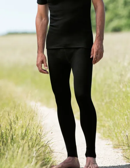 Leggings Homme Soie Laine Engel Natur