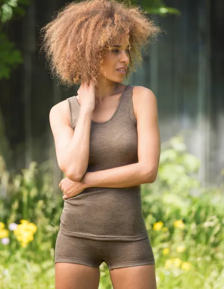 Maillot de Corps Femme Soie Laine Engel Natur
