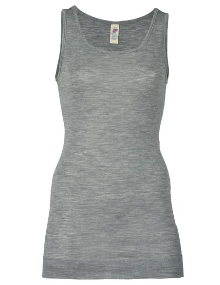 Débardeur Long Femme Soie Laine Engel Natur