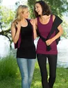 Débardeur Long Femme Soie Laine Engel Natur