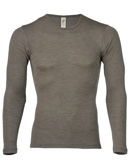 T-Shirt Manches Longues Homme Soie Laine Engel Natur