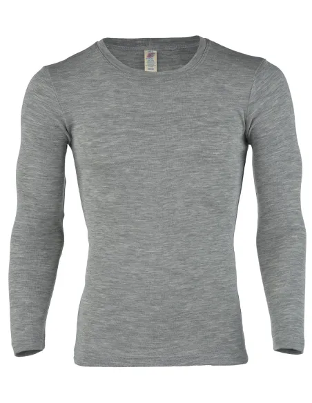 T-Shirt Manches Longues Homme Soie Laine Engel Natur