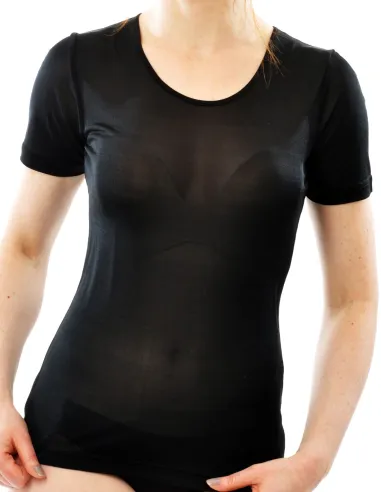 T-Shirt en Soie Femme Alkena