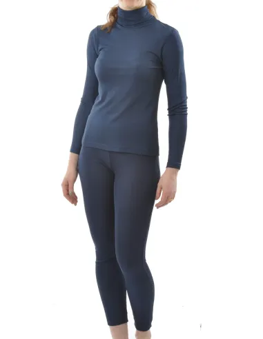 Legging en Soie Côtelé Femme Alkena