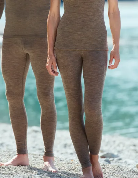 Leggings Femme Soie Laine Engel Natur