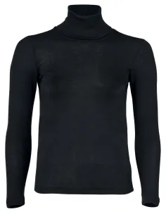 T-Shirt Col Montant Homme Soie Laine Engel Natur 2