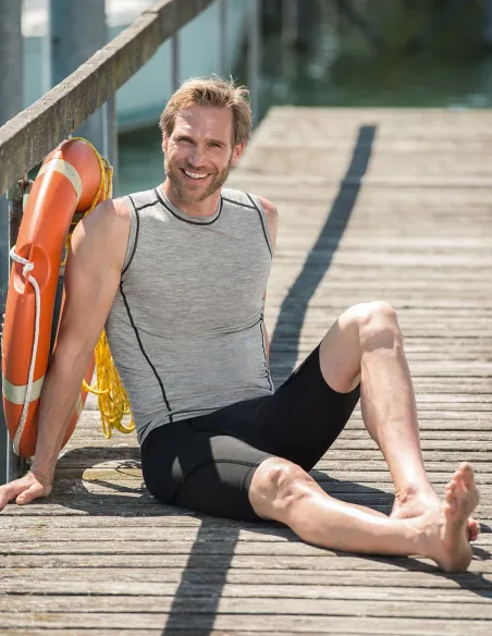 Engel Sports Débardeur Homme Soie Laine Mérinos