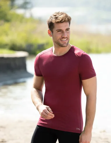 Engel Sports T-Shirt Homme Soie Laine Mérinos