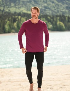 Collant sport homme slim fit en laine merinos et soie 150g/m² - Engel Sports