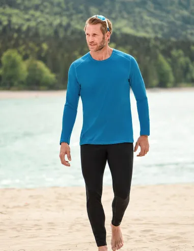 Engel Sports T-Shirt Manches Longues Homme Soie Laine Mérinos