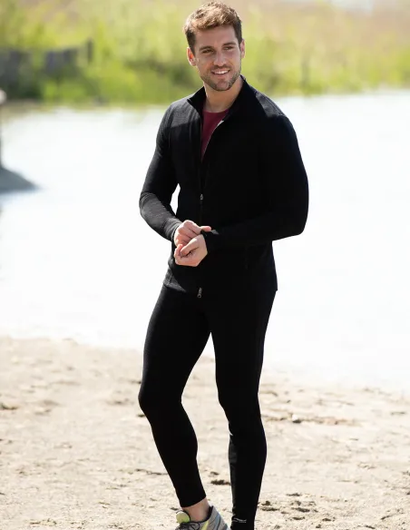 Engel Sports Veste de Sport Homme Soie Laine Mérinos
