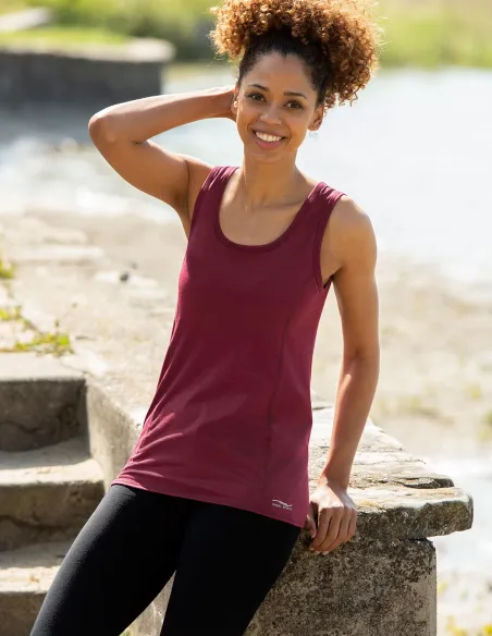 Engel Sports Débardeur Femme Soie Laine Mérinos Slim Fit