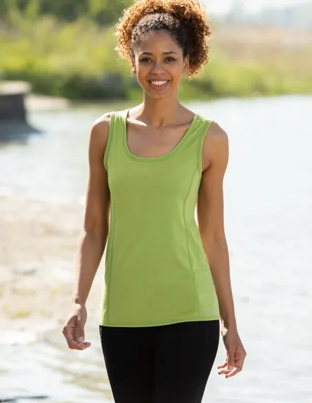 Engel Sports Débardeur Femme Soie Laine Mérinos Slim Fit