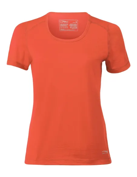 Engel Sports T-Shirt Femme Soie Laine Mérinos Regular Fit