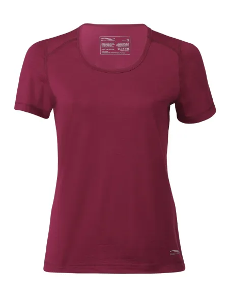 Engel Sports T-Shirt Femme Soie Laine Mérinos Regular Fit