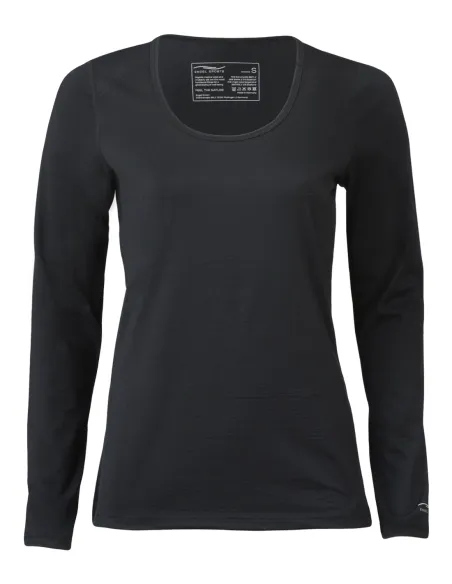 Engel Sports T-Shirt Manches Longues Femme Soie Laine Mérinos
