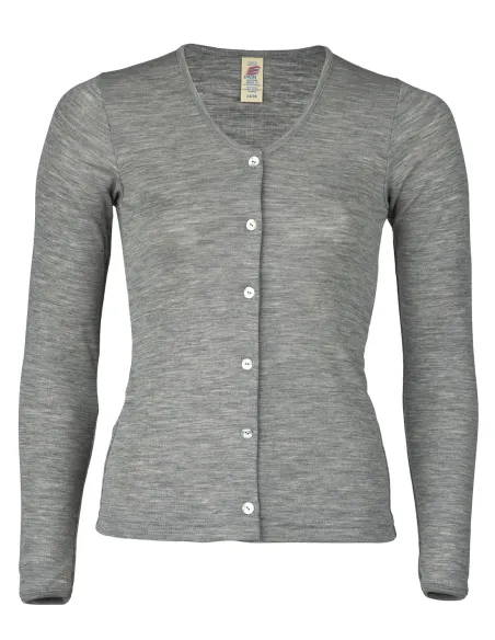Cardigan Soie Laine Engel Natur