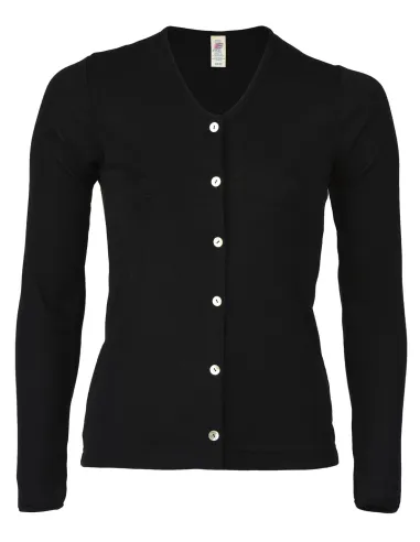 Cardigan Soie Laine Engel Natur