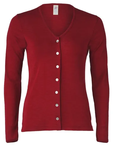 Cardigan Soie Laine Engel Natur