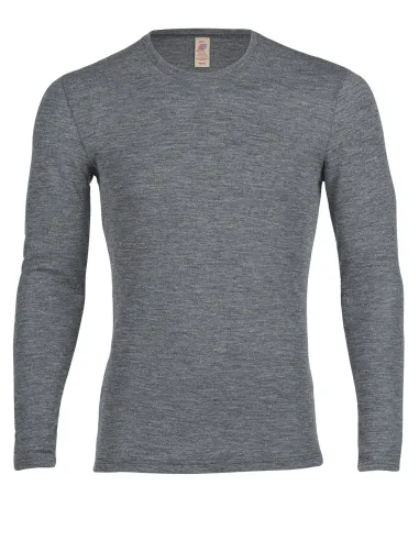 Tee Shirt en laine et soie barrière anti-froid pour homme