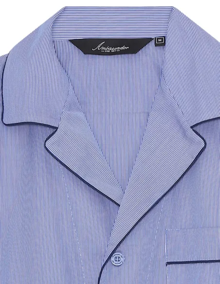 Pyjama Homme Coton Bio London Striping Ambassador 1867